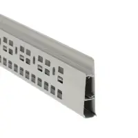 Плинтус напольный &laquo;Деконика&raquo;, 2200&times;70 мм, цвет 547 лофт светло-серый