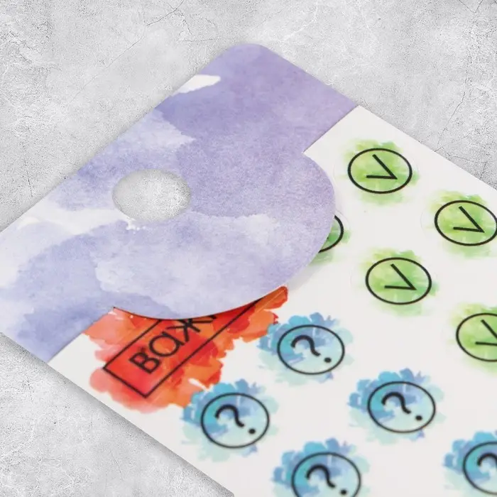 Наклейки бумажные на подложке &laquo;Мои заметки&raquo;, для ежедневника 6&times;21 см