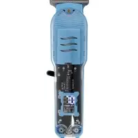 Машинка для стрижки LTRI-14, 4 насадки, 1,5/2/3/4 мм, USB, голубая