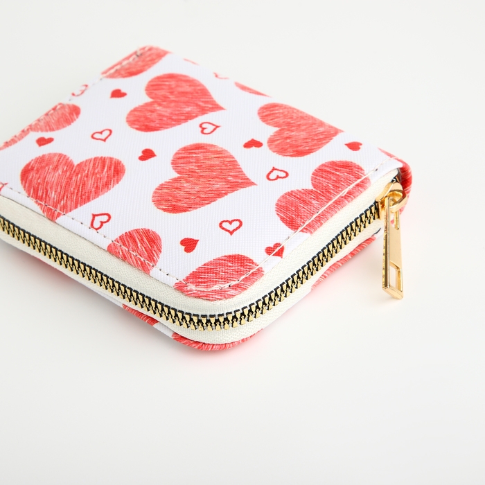 Кошелёк на молнии, цвет белый Кошелёк на молнии, цвет белый