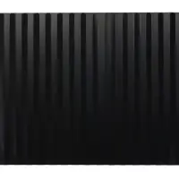Лента бордюрная, 30 см&times;9 м, толщина 0.6 мм, пластиковая, чёрная, Greengo