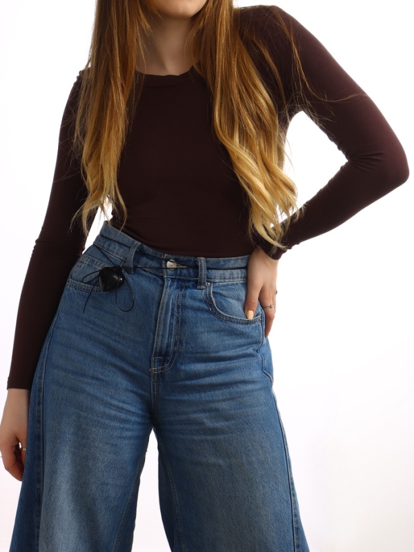 Портупея с кулоном «Сердечко», трансформер, чёрная, 150 см