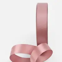 Лента атласная TEIRA, двухсторонняя, 20 мм, 25&plusmn;1 м, нежно-розовая №164