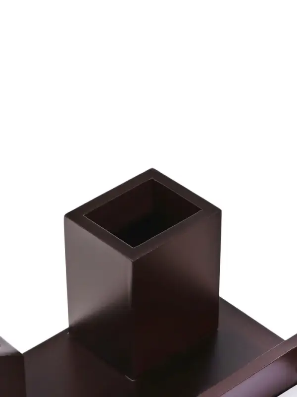 Набор настольный органайзер 34&times;24&times;18 см, 4 предметов, с часами