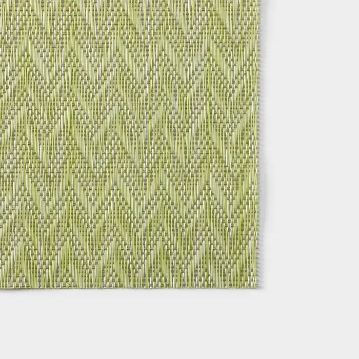 Салфетки сервировочные на стол Доляна, 4 шт., 45&times;30 см, зелёные