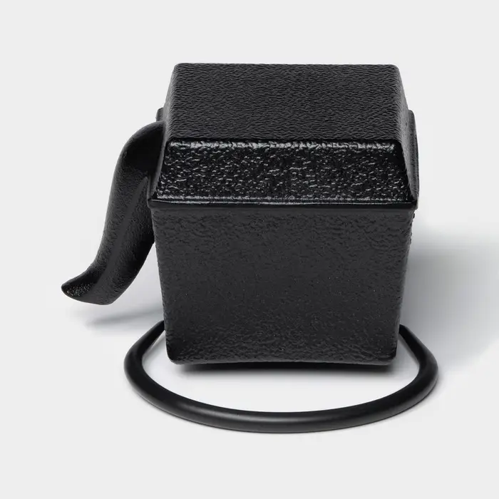 Чайник Доляна &laquo;Бокей. Этно&raquo;, 700 мл, с ситом, с эмалированным покрытием, индукция, чугун, чёрный