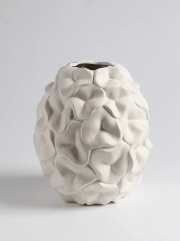 Ваза «Легия», 18×14 см, керамика, белая Ваза «Легия», 18×14 см, керамика, белая