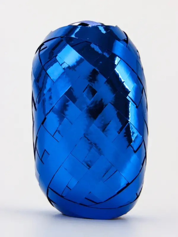 Лента упаковочная металлизированная, ассорти, набор 6 шт., 0.5 см &times; 10 м
