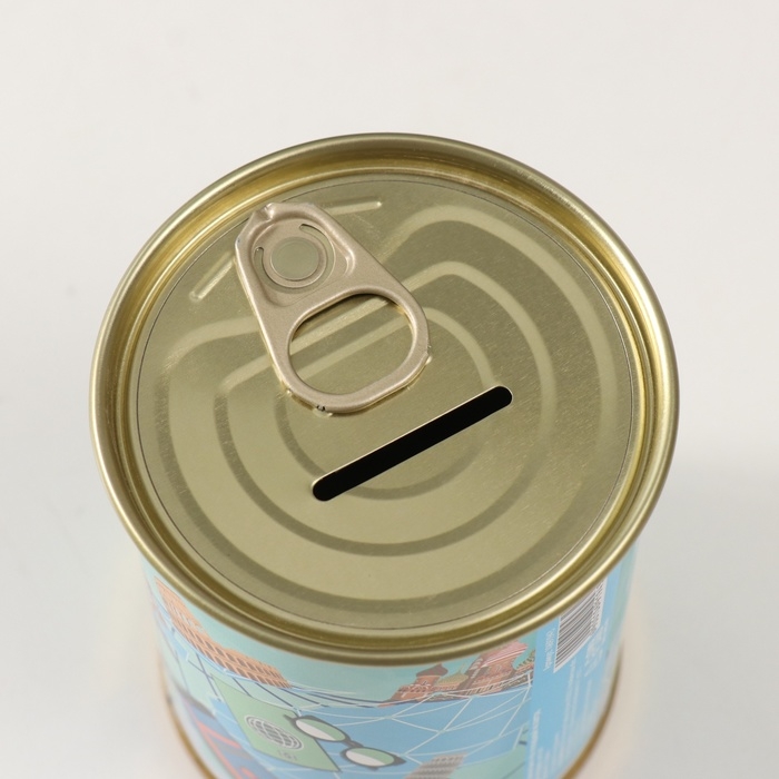 Копилка-банка металл Копилка-банка металл "Не откадывай на завтра, кидай сегодня"