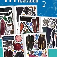 Книга с многоразовыми наклейками &laquo;Наряди волшебника&raquo;, 20 стр.