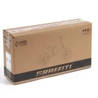 Беговел детский GRAFFITI, диаметр колёс 12", розовый