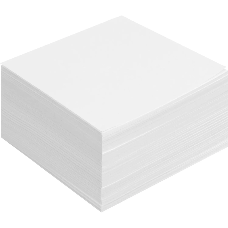 Блок для записей в подставке КОМУС в стакане 9х9х5 белый блок 100 г, 100