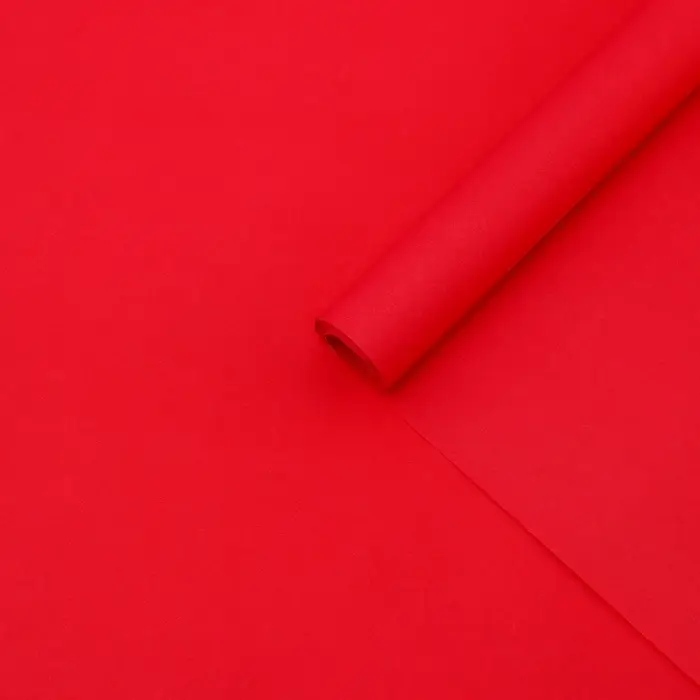 Бумага упаковочная крафт двусторонняя, малиновый, 0.68&times;10 &plusmn;5% м, 70 г/м&sup2;