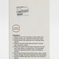 Рулетка - поводок для собак, лента 3 метра, белая, зелёная