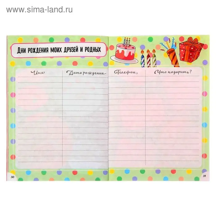 Анкета для девочек  Анкета для девочек "Анкета классной девчонки и её подруг", А5, 32 страницы