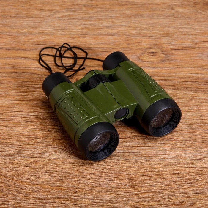 Бинокль 4х, детский, пластик, резина, микс, 10х11 см Бинокль 4х, детский, пластик, резина, микс, 10х11 см