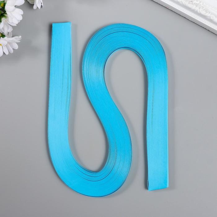 Полоски для квиллинга 120 полосок плотность 120 гр Полоски для квиллинга 120 полосок плотность 120 гр "Голубые" ширина 0,5 см длина 53 см