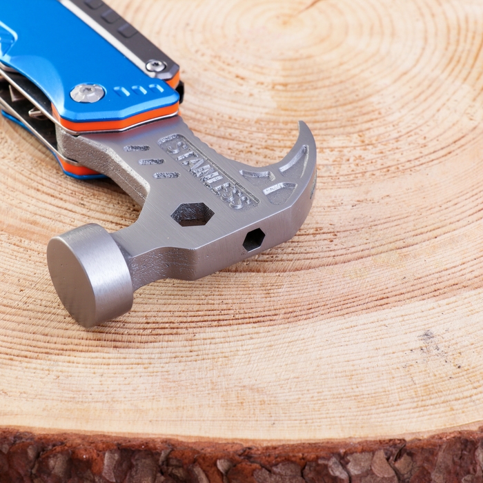 Мультитул 13в1 с плоскогубцами и молотком, синий