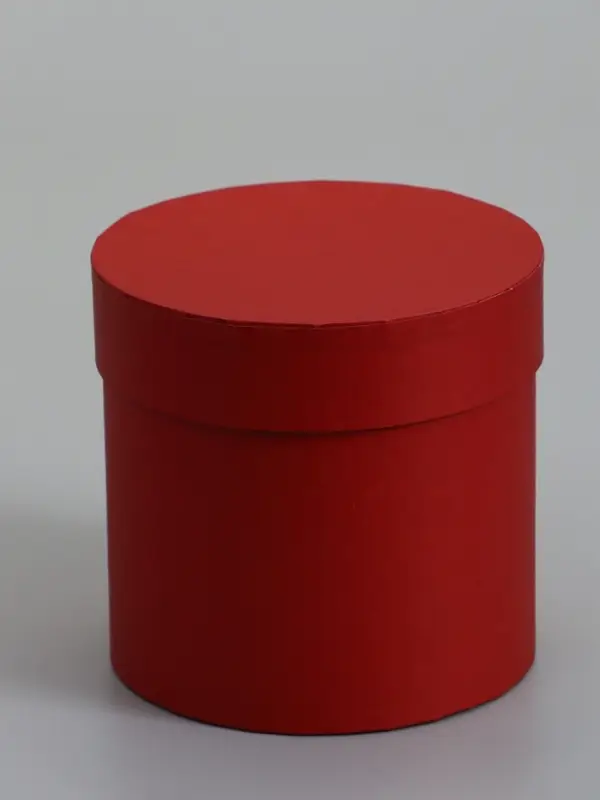 Набор шляпных коробок  4 в 1 "Вишневый", 18 &times; 18 ‒14 &times; 14 см