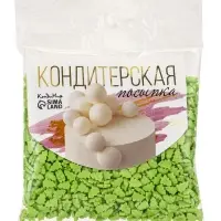 Посыпка кондитерская «Ёлочки», салатовые, 50 г