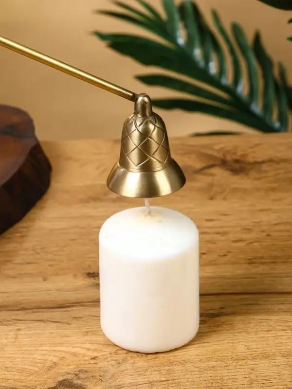 Гаситель для свечей "Очаг" латунь 26 см