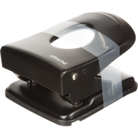 Дырокол металлический Attache до 40 листов, с линейкой, цвет черный