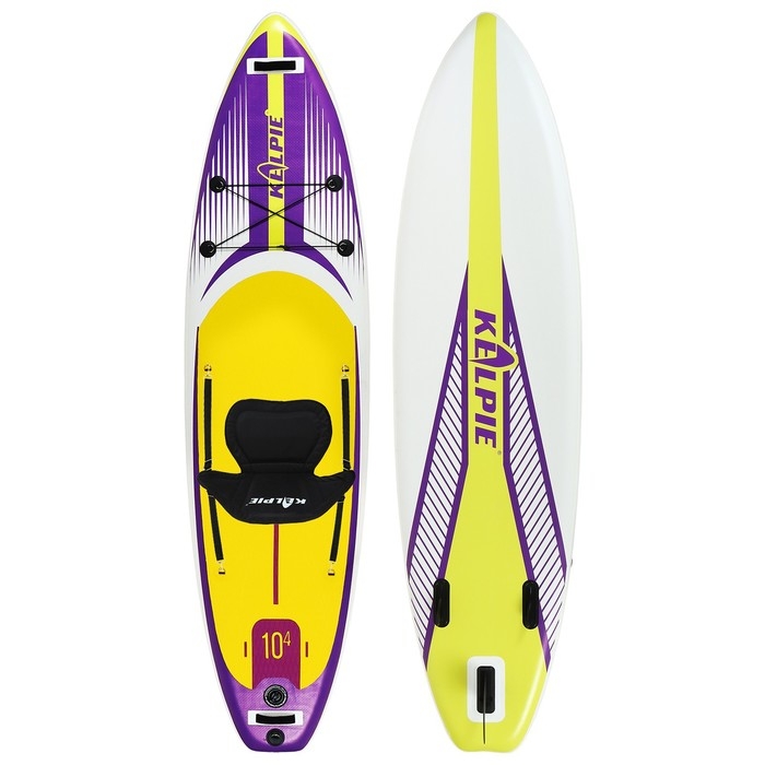 SUP доска надувная универсальная KELPIE, 10.4 SUP доска надувная универсальная KELPIE, 10.4" 315х80х15 см