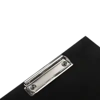 Планшет с зажимом А4, 2 мм, Calligrata прочный, картон/бумвинил, черный (клипборд)