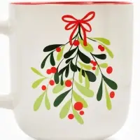 Кружка новогодняя керамическая &laquo;Еловая веточка&raquo;, 470 мл