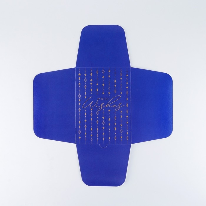 Коробка подарочная новогодняя складная «Best wishes», 20 х 15 х 10 см, Новый год Коробка подарочная новогодняя складная «Best wishes», 20 х 15 х 10 см, Новый год