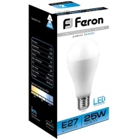 Лампа светодиодная Feron LB-100 Шар E27 25W 175-265V 6400K(25792)