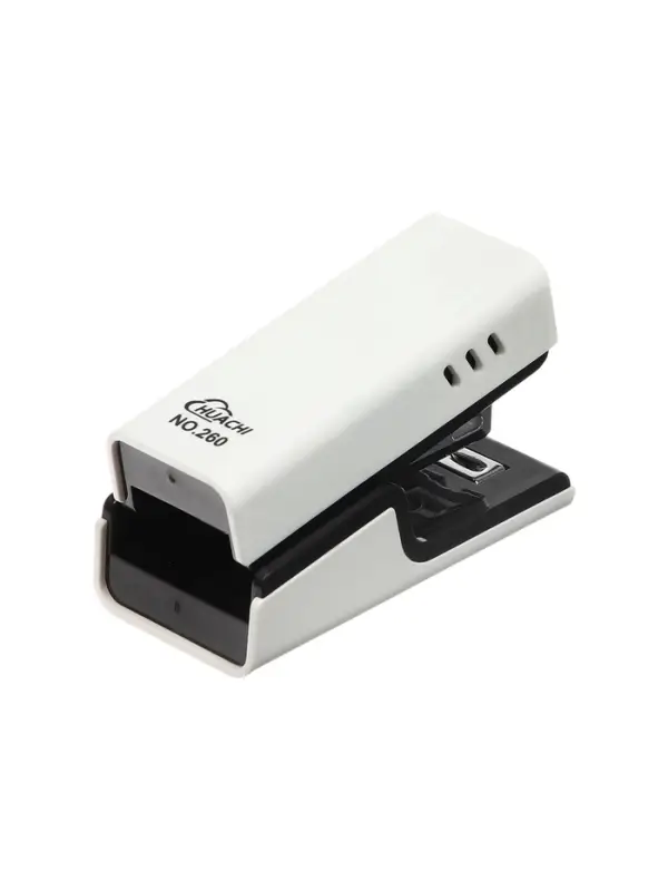 Степлер №24/6 корпус белый стиль, до 20 листов, МИНИ