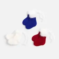 Подвеска на елку «Вьюшка», носочки, синяя