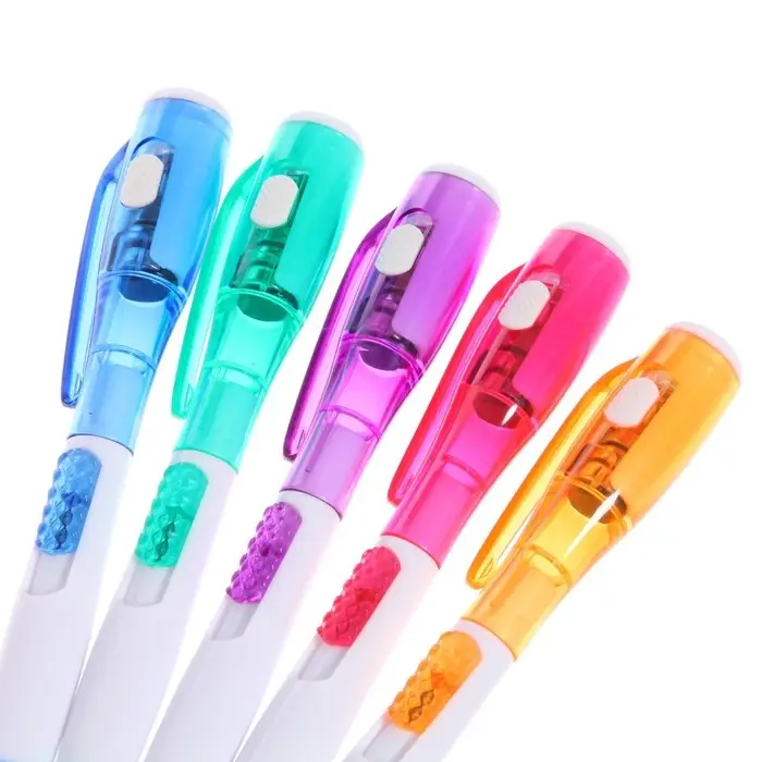 Ручка - прикол шариковая Calligrata «Фонарик», МИКС Ручка - прикол шариковая Calligrata «Фонарик», МИКС