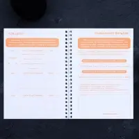 Дневник тренировок &laquo;Авокадо&raquo; на пружине, 25 листов