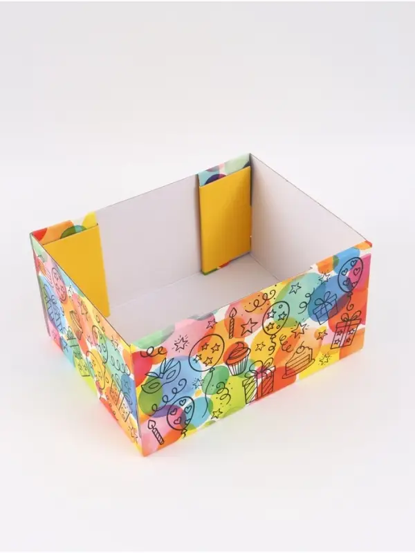 Коробка складная &laquo;День рождения&raquo;, 31 х 25,5 х 16 см