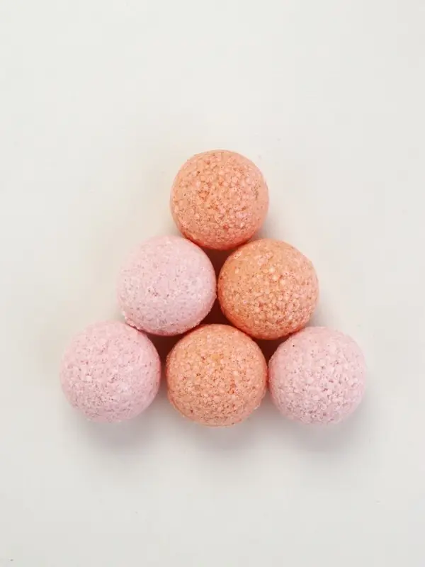 Бомбочки для ванны New Year, 6&times;20 г, аромат морозная ягода, Чистое счастье