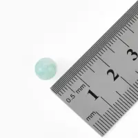 Бусина &laquo;Амазонит&raquo;, d=8 мм, набор &plusmn;60 шт. акрил, зелёная
