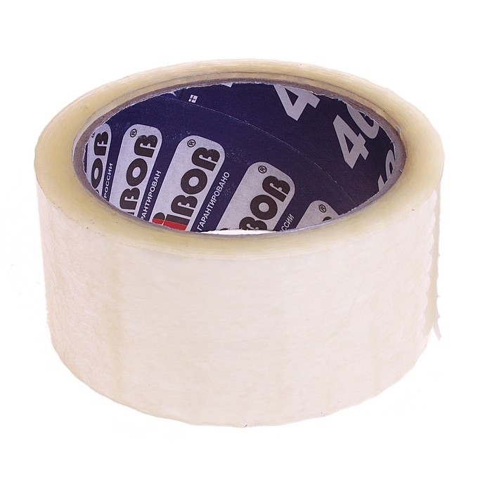 Клейкая лента UNIBOB с индивидуальным стикером 48мм х 66м 40мкм, прозрачная Клейкая лента UNIBOB с индивидуальным стикером 48мм х 66м 40мкм, прозрачная