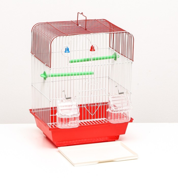 Клетка для птиц укомплектованная Bd-1/2q, 30 х 23 х 39 см, красная Клетка для птиц укомплектованная Bd-1/2q, 30 х 23 х 39 см, красная