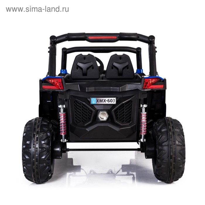 Электромобиль «БАГГИ», полный привод 4WD, кожаное сиденье, цвет синий Электромобиль «БАГГИ», полный привод 4WD, кожаное сиденье, цвет синий