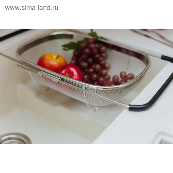 Сушилка на раковину раздвижная, 34×26×11 см