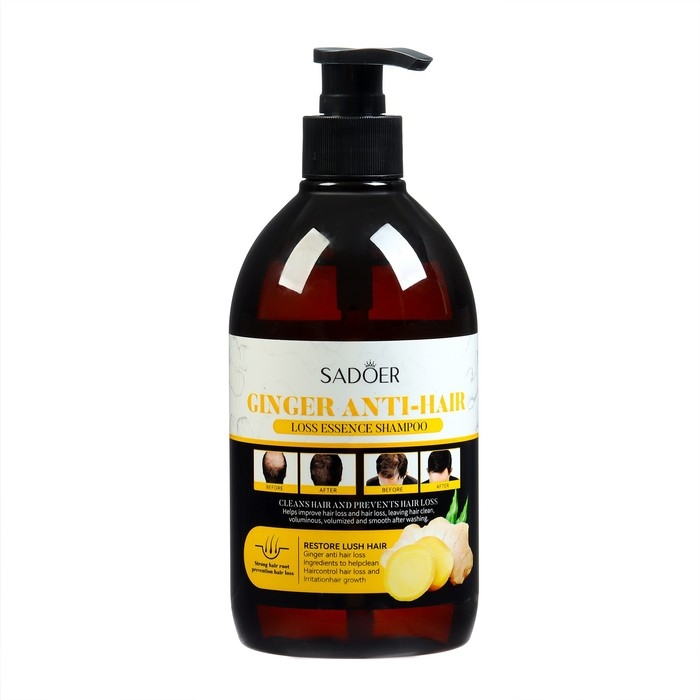 Шампунь против выпадения волос, с имбирем, 500 мл Шампунь против выпадения волос, с имбирем, 500 мл