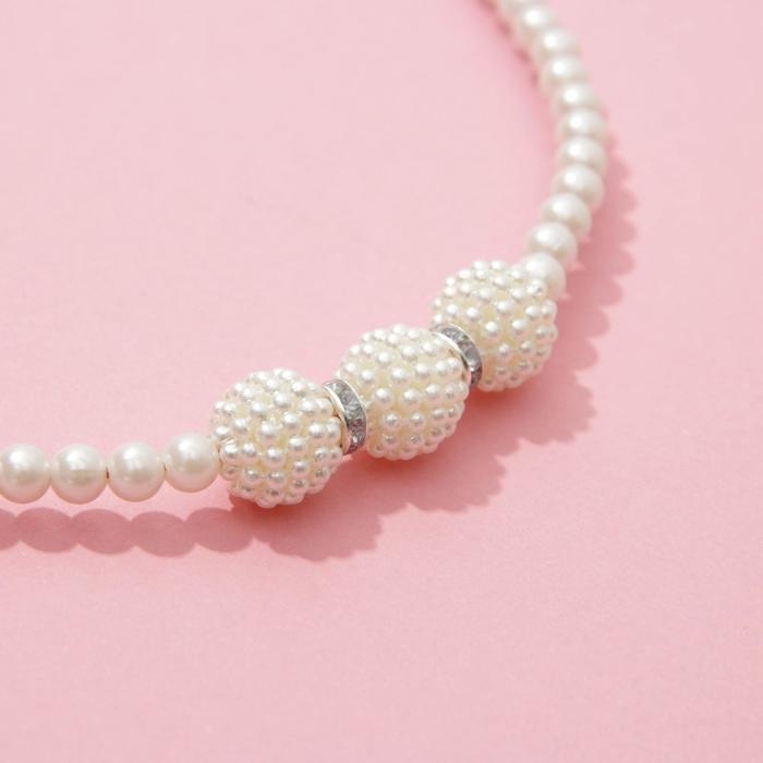 Ободок для волос жемчужный Ободок для волос жемчужный "Богиня"