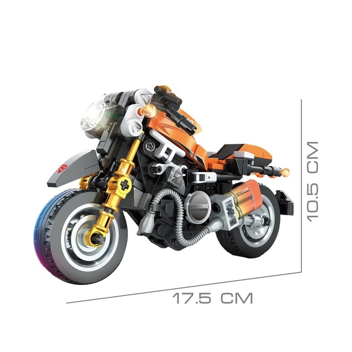 Конструктор Мототехно &laquo;Байк&raquo;, 265 деталей