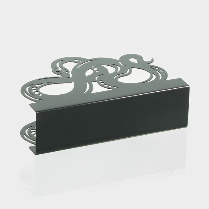 Салфетница Magistro «Змея», 14×4×9 см, цвет зелёный Салфетница Magistro «Змея», 14×4×9 см, цвет зелёный