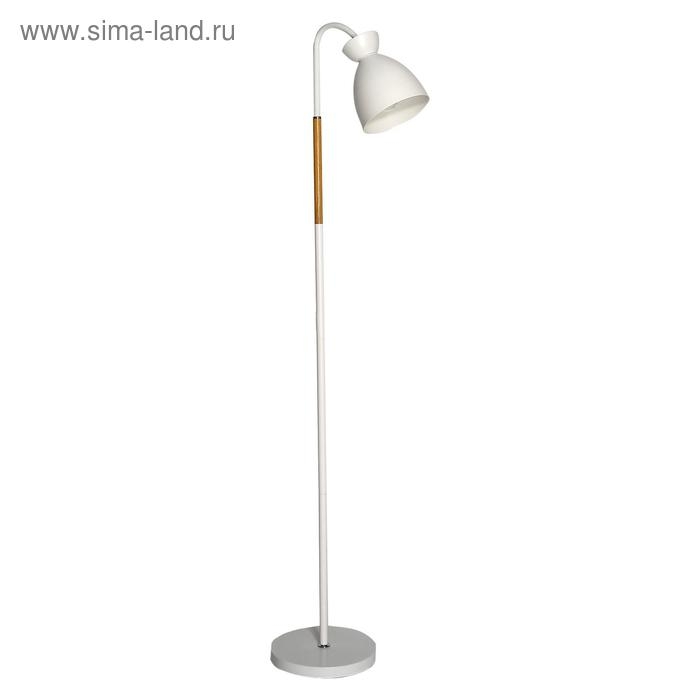 Торшер "Нова" 1х60Вт E27 белый 34х21,5х162 см.