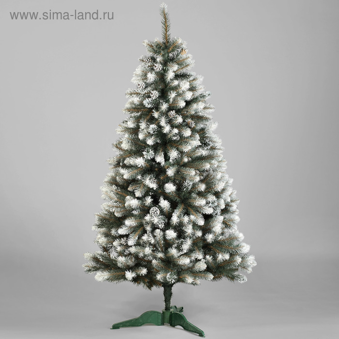Ёлка искусственная Ёлка искусственная "Элитная серебро " 220 см, d нижнего яруса 115 см, 552 ветки