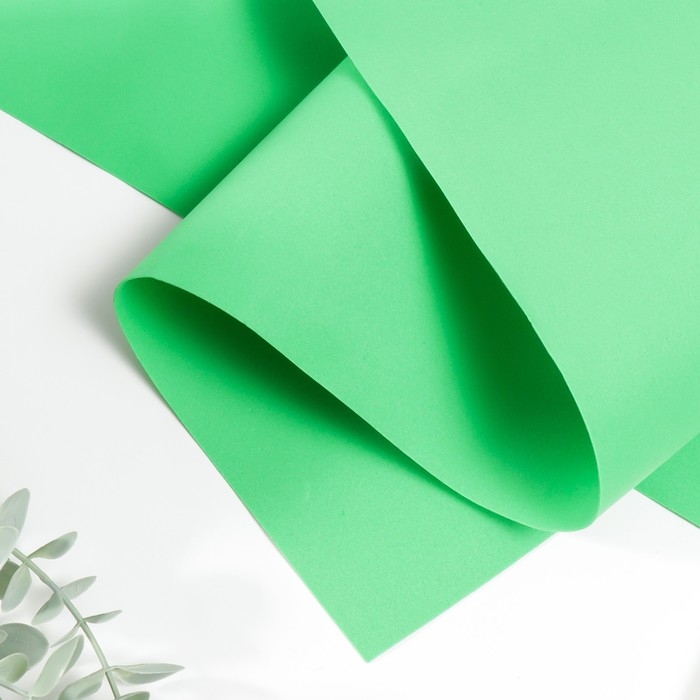 Фоамиран иранский 0,8-1 мм (зелёное яблоко/171) 60х70 см Фоамиран иранский 0,8-1 мм (зелёное яблоко/171) 60х70 см