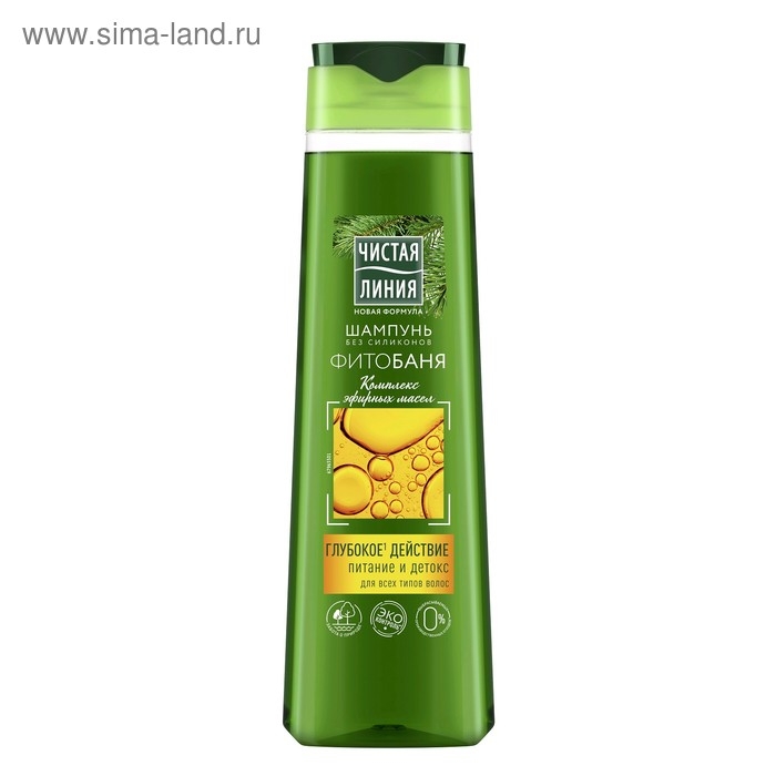 Шампунь Чистая линия «Фитобаня», для всех типов волос, 400 мл Шампунь Чистая линия «Фитобаня», для всех типов волос, 400 мл